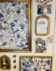 Blue & White China Shard Magnets