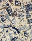 Blue & White China Shard Magnets | The Brooklyn Teacup - The Brooklyn Teacup
