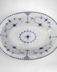 Blue & White Oval Serving Bowl (~9") | The Brooklyn Teacup - The Brooklyn Teacup