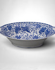 Blue & White Oval Serving Bowl (~9") | The Brooklyn Teacup - The Brooklyn Teacup