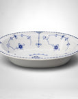 Blue & White Oval Serving Bowl (~9") | The Brooklyn Teacup - The Brooklyn Teacup