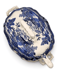 Footed Chinoiserie Soup Tureen with Spoon | The Brooklyn Teacup - The Brooklyn Teacup