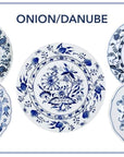 Gracious Blue & White Dinner Plates (Set of 4) | The Brooklyn Teacup - The Brooklyn Teacup