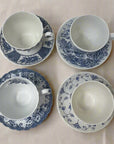 Gracious Teacups & Saucers (Set of 4) | The Brooklyn Teacup - The Brooklyn Teacup