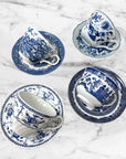 Gracious Teacups & Saucers (Set of 4) | The Brooklyn Teacup - The Brooklyn Teacup