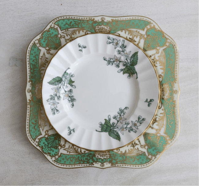 Halsey 2 Tier Tray | The Brooklyn Teacup - The Brooklyn Teacup