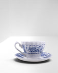 Handpicked Blue & White Teacup & Saucer Set (sold in sets of 4) | The Brooklyn Teacup - The Brooklyn Teacup