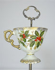 Holiday Lusterware Teacup Stand | The Brooklyn Teacup - The Brooklyn Teacup