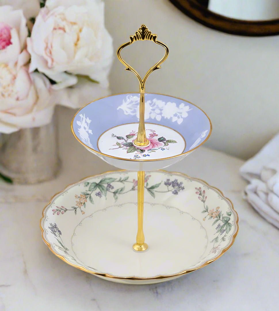 Lorimer 2 - Tier Accessory Tray | The Brooklyn Teacup - The Brooklyn Teacup