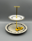 Metropolitan 2 Tier Tray | The Brooklyn Teacup - The Brooklyn Teacup
