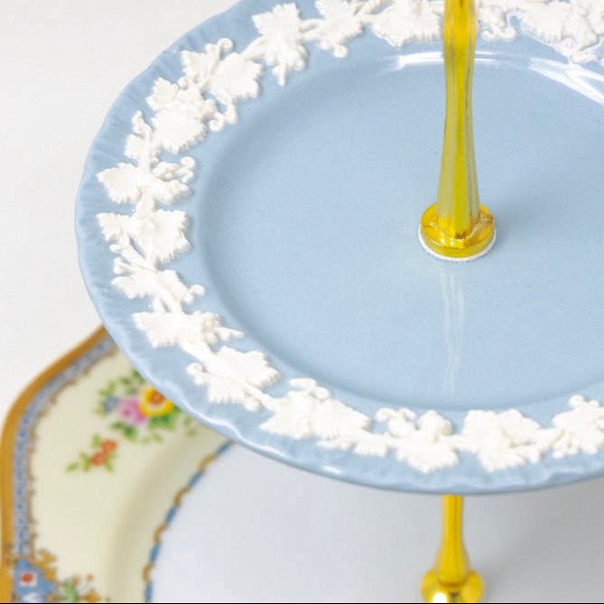 Myrtle 2 Tier Tray | The Brooklyn Teacup - The Brooklyn Teacup