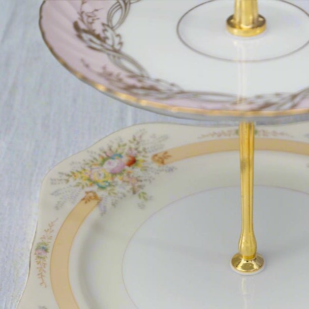 Myrtle 2 Tier Tray | The Brooklyn Teacup - The Brooklyn Teacup