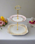 Myrtle 2 Tier Tray | The Brooklyn Teacup - The Brooklyn Teacup