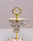 Pale Pink Blooms Teacup Stand | The Brooklyn Teacup - The Brooklyn Teacup