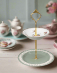 Park Place Petite Tiered Tray | The Brooklyn Teacup - The Brooklyn Teacup