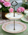 Poplar 2 Tier Tray | The Brooklyn Teacup - The Brooklyn Teacup