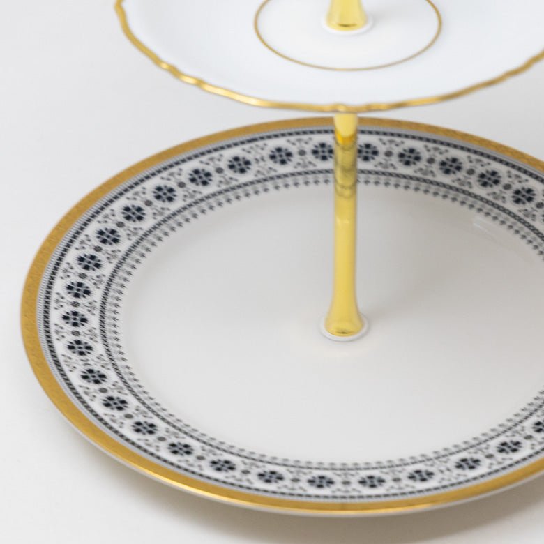 Roebling 2 Tier Tray | The Brooklyn Teacup - The Brooklyn Teacup