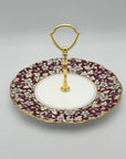 Royal Albert Burgundy Floral Valet Tray | The Brooklyn Teacup - The Brooklyn Teacup