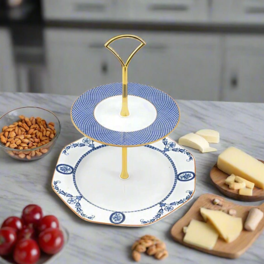 Smith 2 Tier Tray | The Brooklyn Teacup - The Brooklyn Teacup