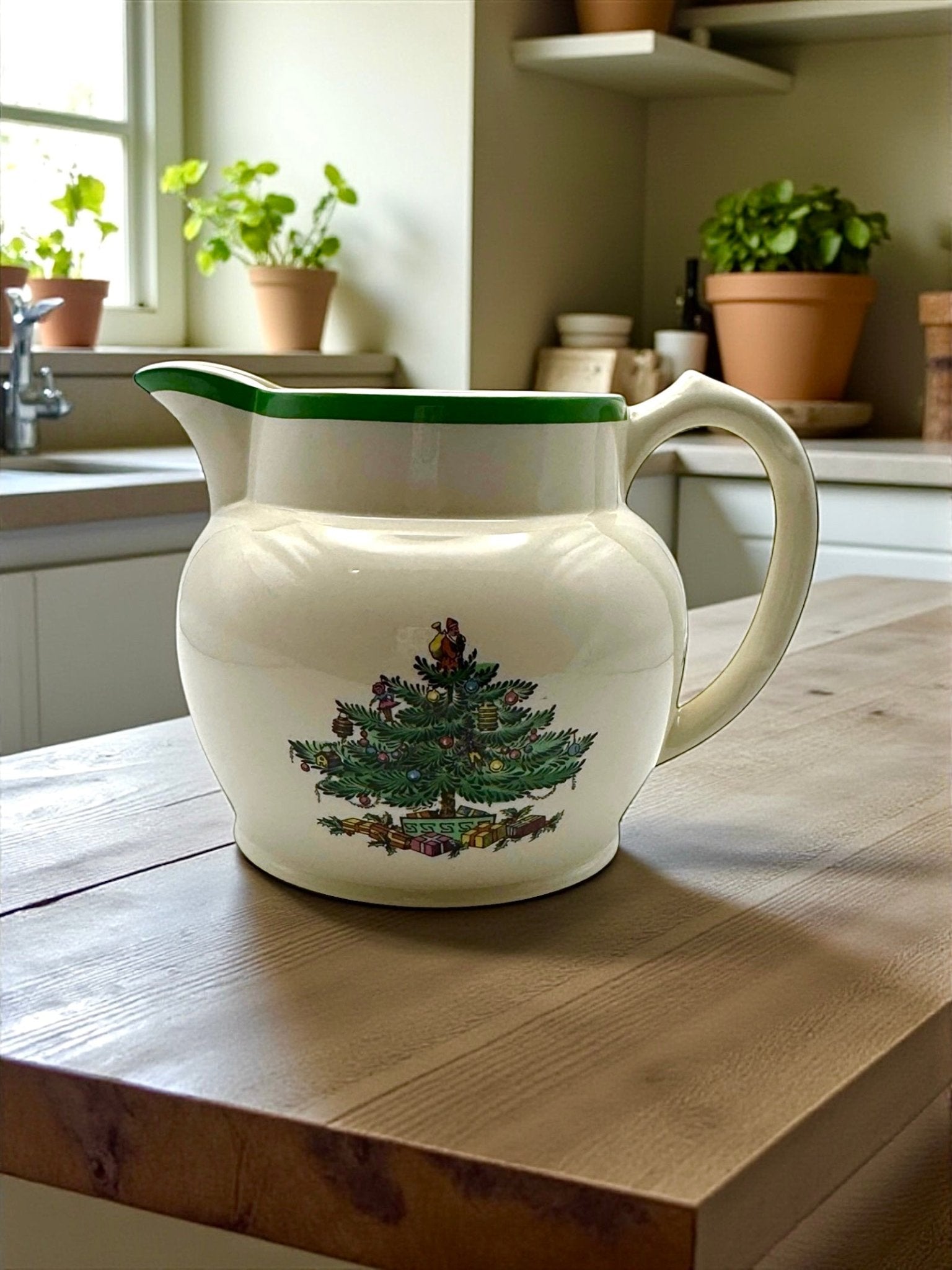 Spode Christmas Tree Pitcher – The Brooklyn Teacup