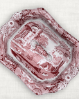 Spode Red Transferware Covered Serving Dish | The Brooklyn Teacup - The Brooklyn Teacup