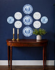 The Diamond: Custom 9 Plate Wall | The Brooklyn Teacup - The Brooklyn Teacup