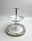 The Silver Metropolitan Two Tier | Manhattan Skyline x Cmielow - The Brooklyn Teacup