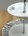 The Silver Metropolitan Two Tier | Manhattan Skyline x Cmielow - The Brooklyn Teacup