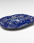 Vintage Blue & White Oval Platter | The Brooklyn Teacup - The Brooklyn Teacup