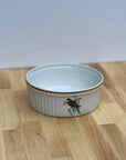 Vintage Pillivuyt & Co. Pleated Porcelain Soufflé Dish | The Brooklyn Teacup - The Brooklyn Teacup