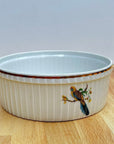 Vintage Pillivuyt & Co. Pleated Porcelain Soufflé Dish | The Brooklyn Teacup - The Brooklyn Teacup