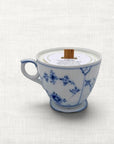 Vintage Royal Copenhagen Teacup Candle | The Brooklyn Teacup - The Brooklyn Teacup