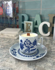 Vintage Spode Palace Garden Teacup Candle | The Brooklyn Teacup - The Brooklyn Teacup