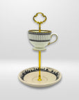 Wedgwood Colonnade x Fishs Eddy Skyline Teacup Stand | The Brooklyn Teacup - The Brooklyn Teacup