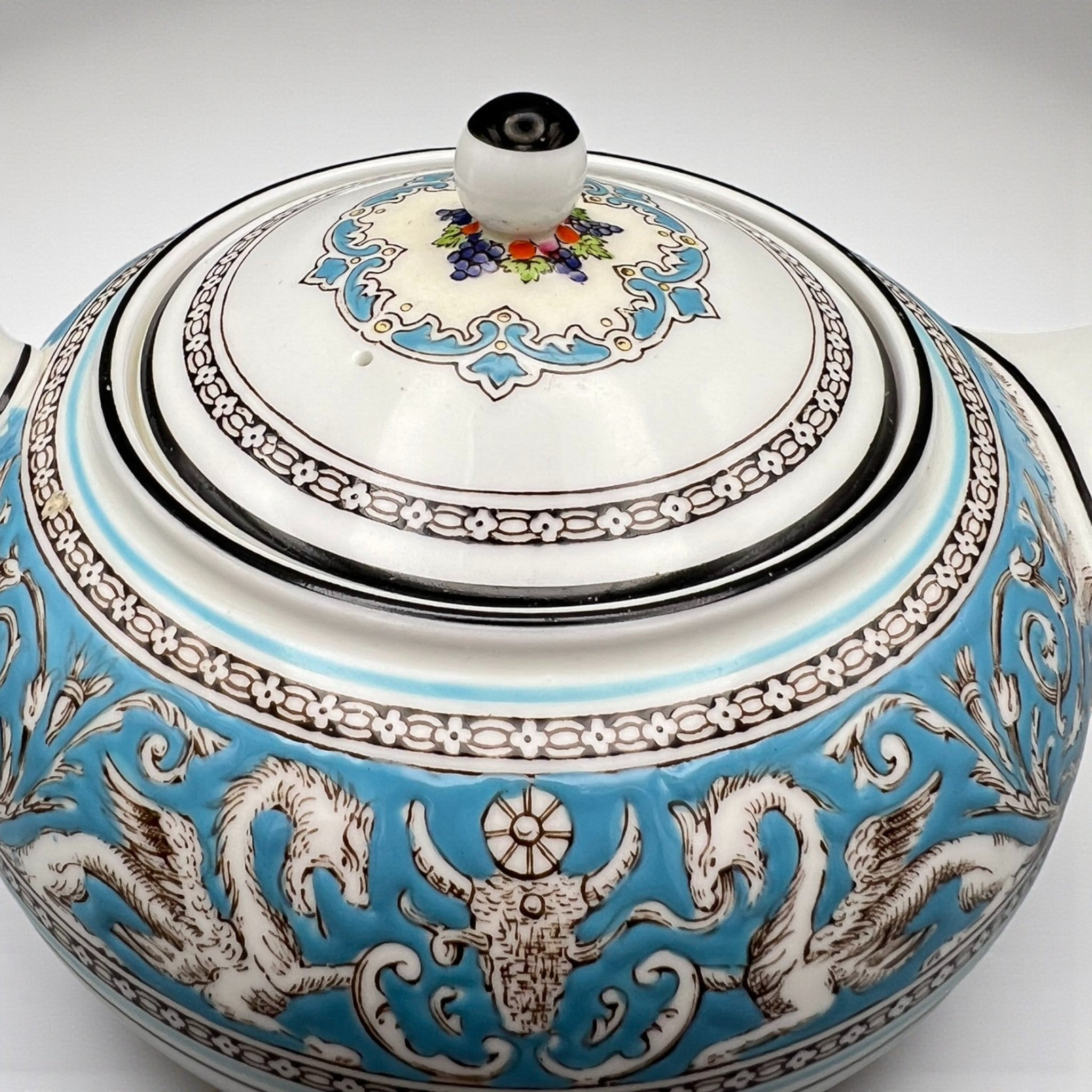 Wedgwood Florentine Teal Dragon Teapot – The Brooklyn Teacup