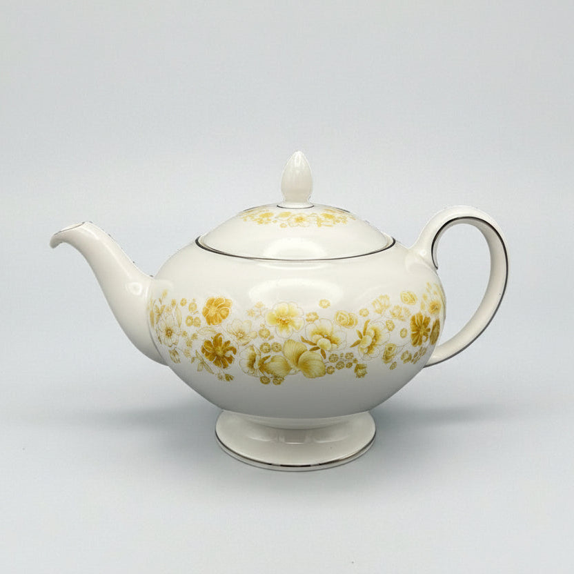 Wedgewood　ラニーミードティーポット Wedgwood Mimosa Teapot – The Brooklyn Teacup