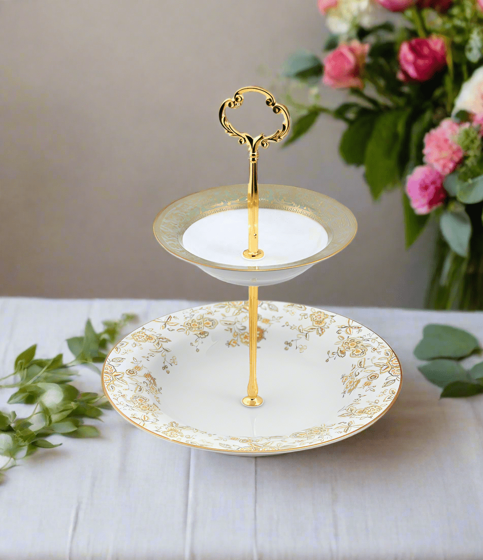 Wythe 2 Tier Serving Bowls | The Brooklyn Teacup - The Brooklyn Teacup