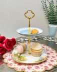 Eleanor 2-Tier Tray | The Brooklyn Teacup - The Brooklyn Teacup