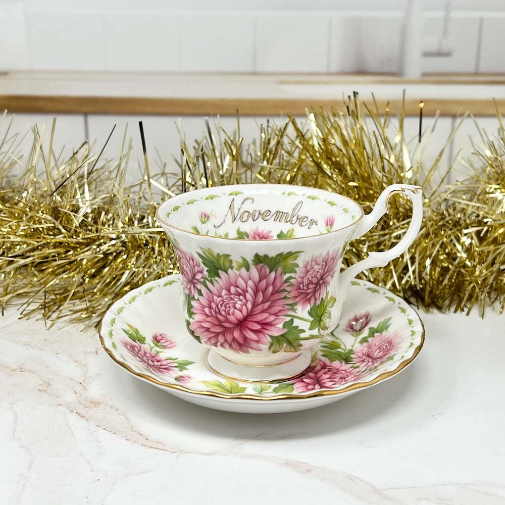 Royal Albert Teacup Flower of the Month – The Brooklyn Teacup