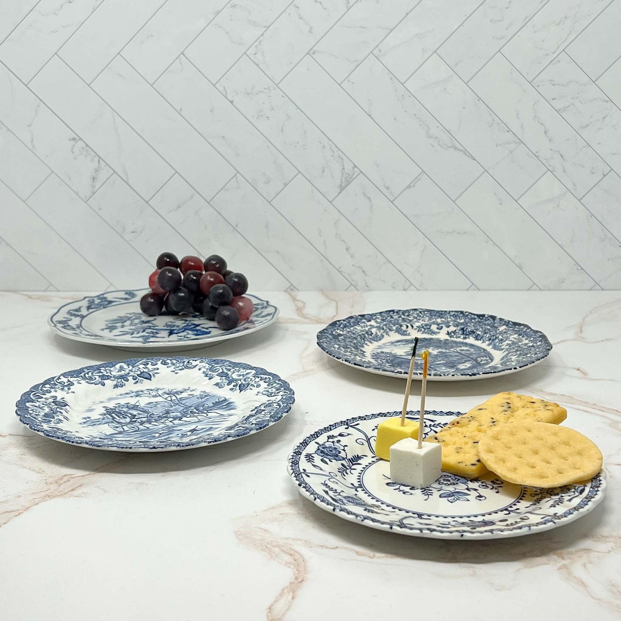 Gracious Bread & Butter Plate Set | The Brooklyn Teacup - The Brooklyn Teacup