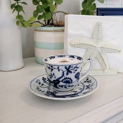 Thoughtful Gift Ideas: Teacup Candles Made from Vintage China - The Brooklyn Teacup