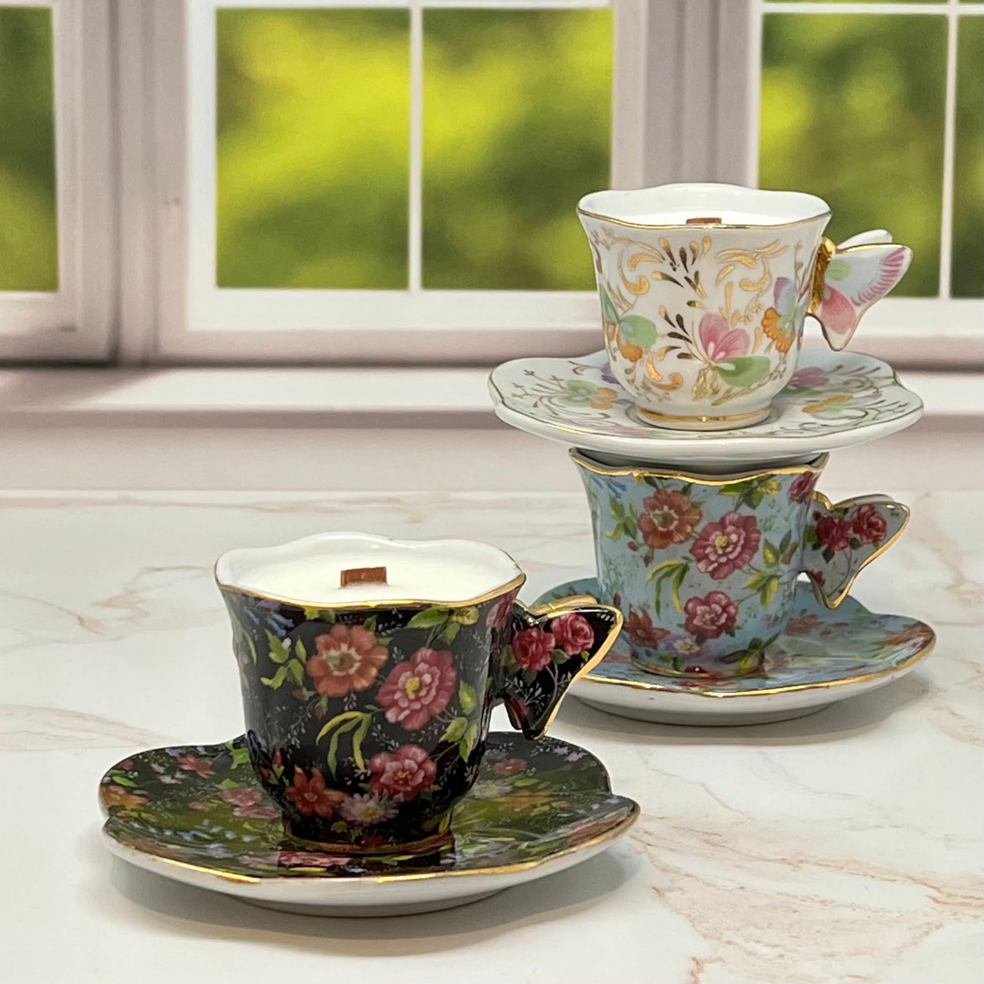 petite scented teacup candle gifts under $100