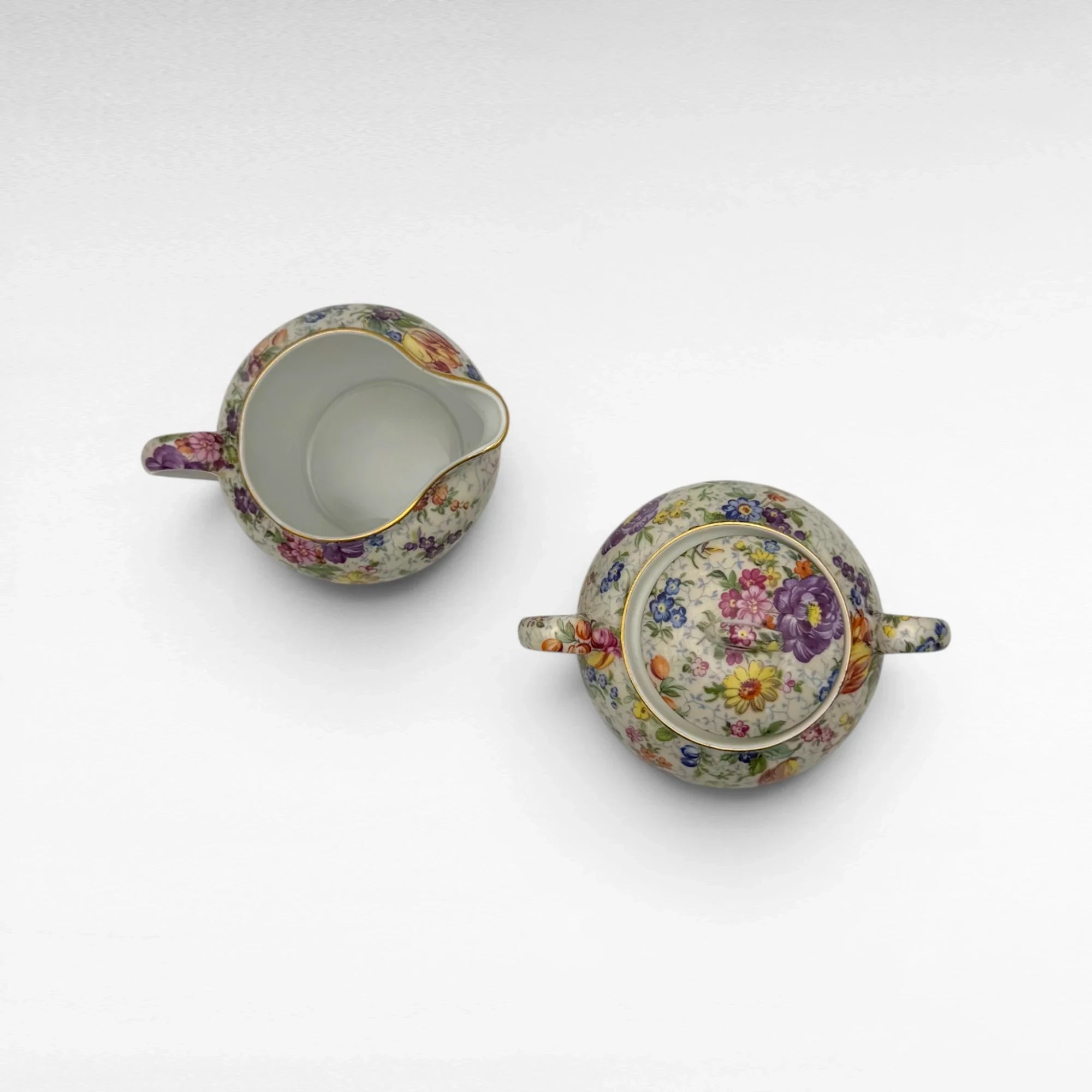 Floral Sugar &amp; Creamer Sets