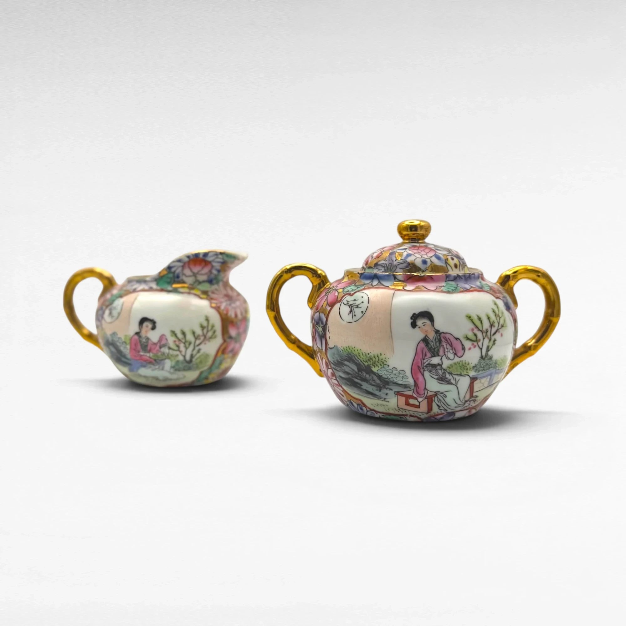 Floral Sugar &amp; Creamer Sets