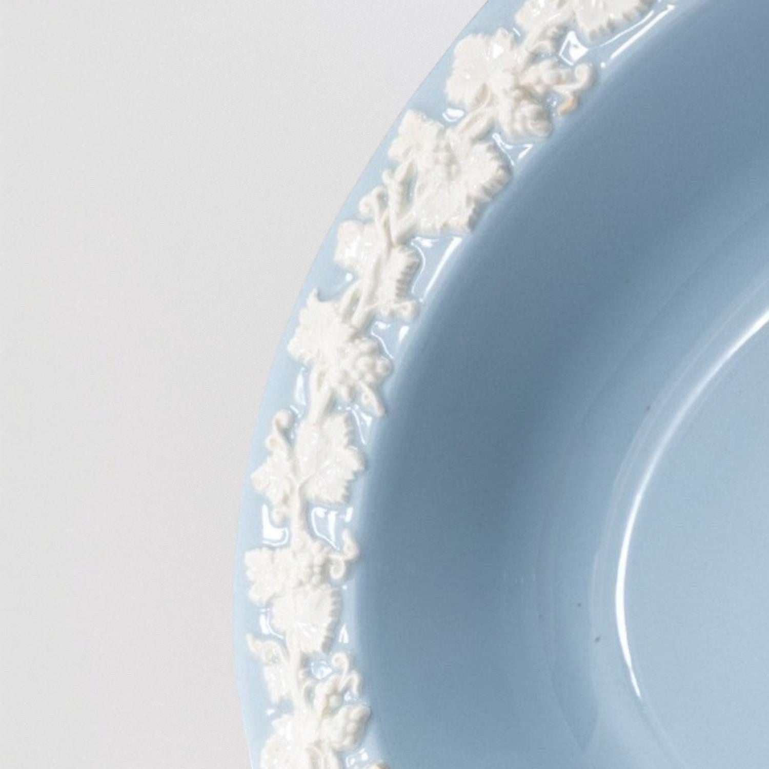Blue Queensware Oval Serving Bowl (~10") | The Brooklyn Teacup - The Brooklyn Teacup