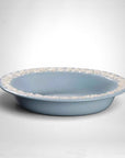 Blue Queensware Oval Serving Bowl (~10") | The Brooklyn Teacup - The Brooklyn Teacup