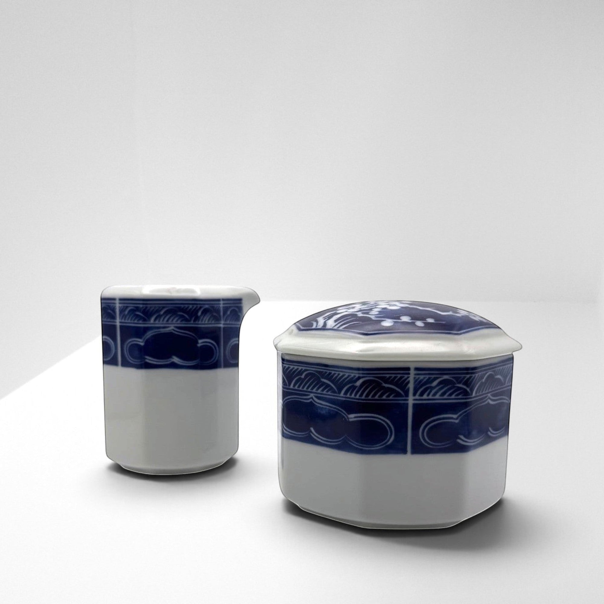 Blue &amp; White Cream and Sugar Sets | The Brooklyn Teacup - The Brooklyn Teacup