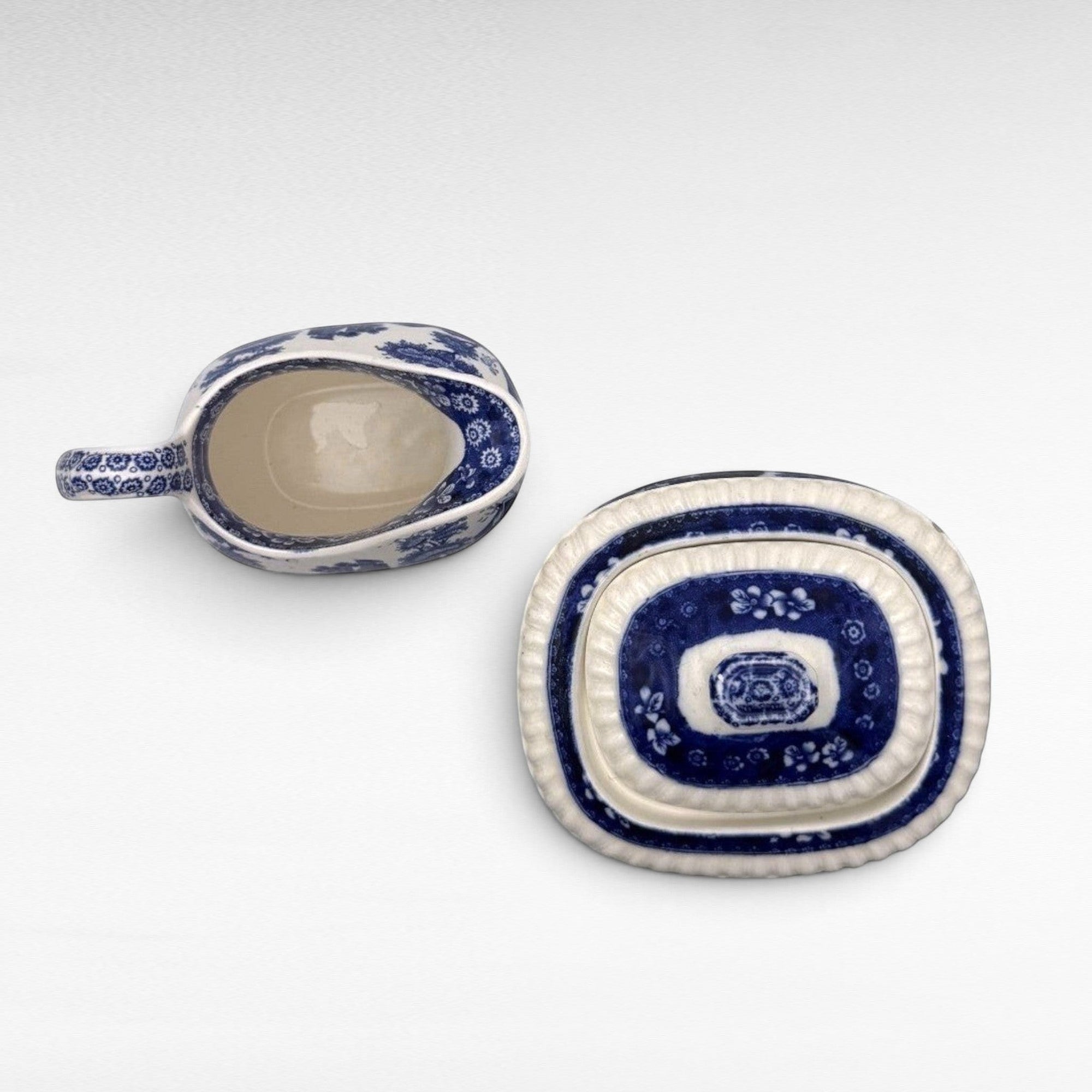 Blue &amp; White Cream and Sugar Sets | The Brooklyn Teacup - The Brooklyn Teacup