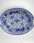 Blue & White Oval Serving Bowl (~9") | The Brooklyn Teacup - The Brooklyn Teacup