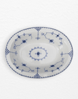 Blue & White Oval Serving Bowl (~9") | The Brooklyn Teacup - The Brooklyn Teacup